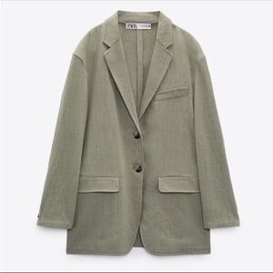Zara linen blazer